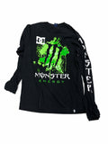 Tricou unisex neagră DC x Monster, S/M
