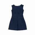 Rochie Apricot bleumarin din dantelă, XS