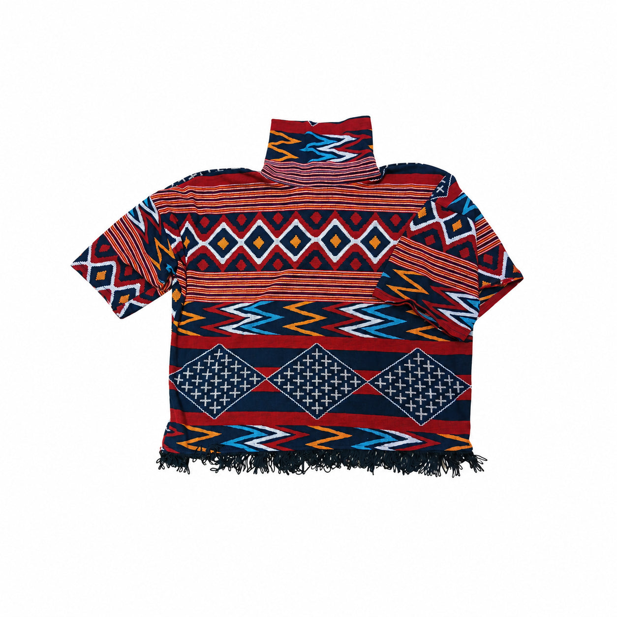 Bluză tip poncho, M