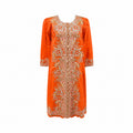 Rochie damă portocalie, L