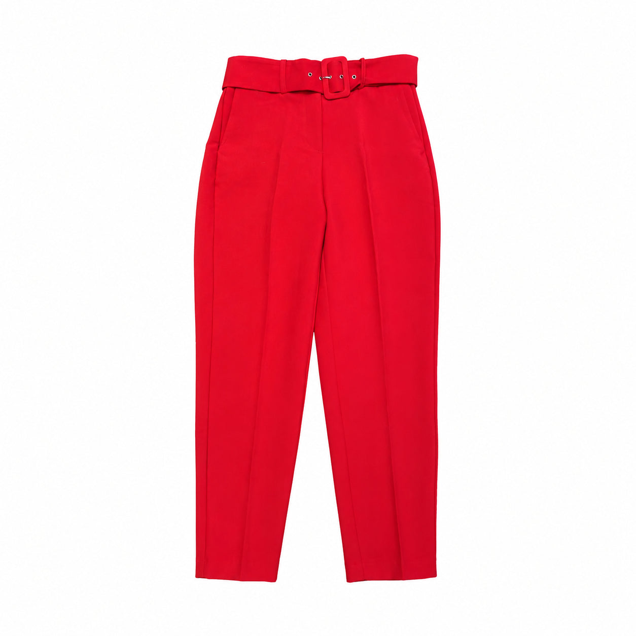 Pantaloni Reserved, roșii eleganți, S