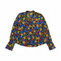 Bluză Mango, multicoloră cu imprimeu floral, S