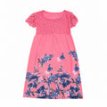 Rochie damă roz cu imprimeu floral, L