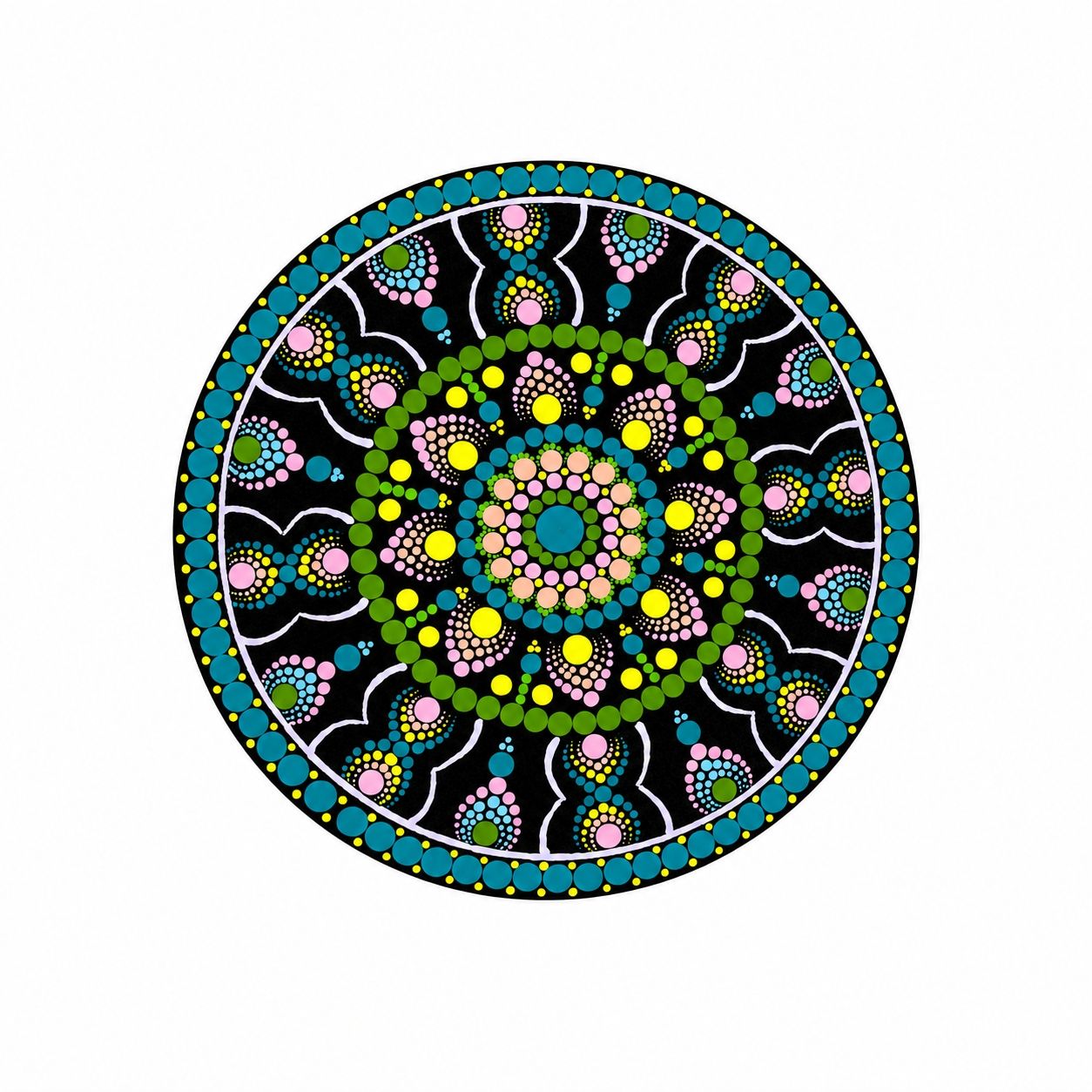 Mandală ornamentală handmade, 20