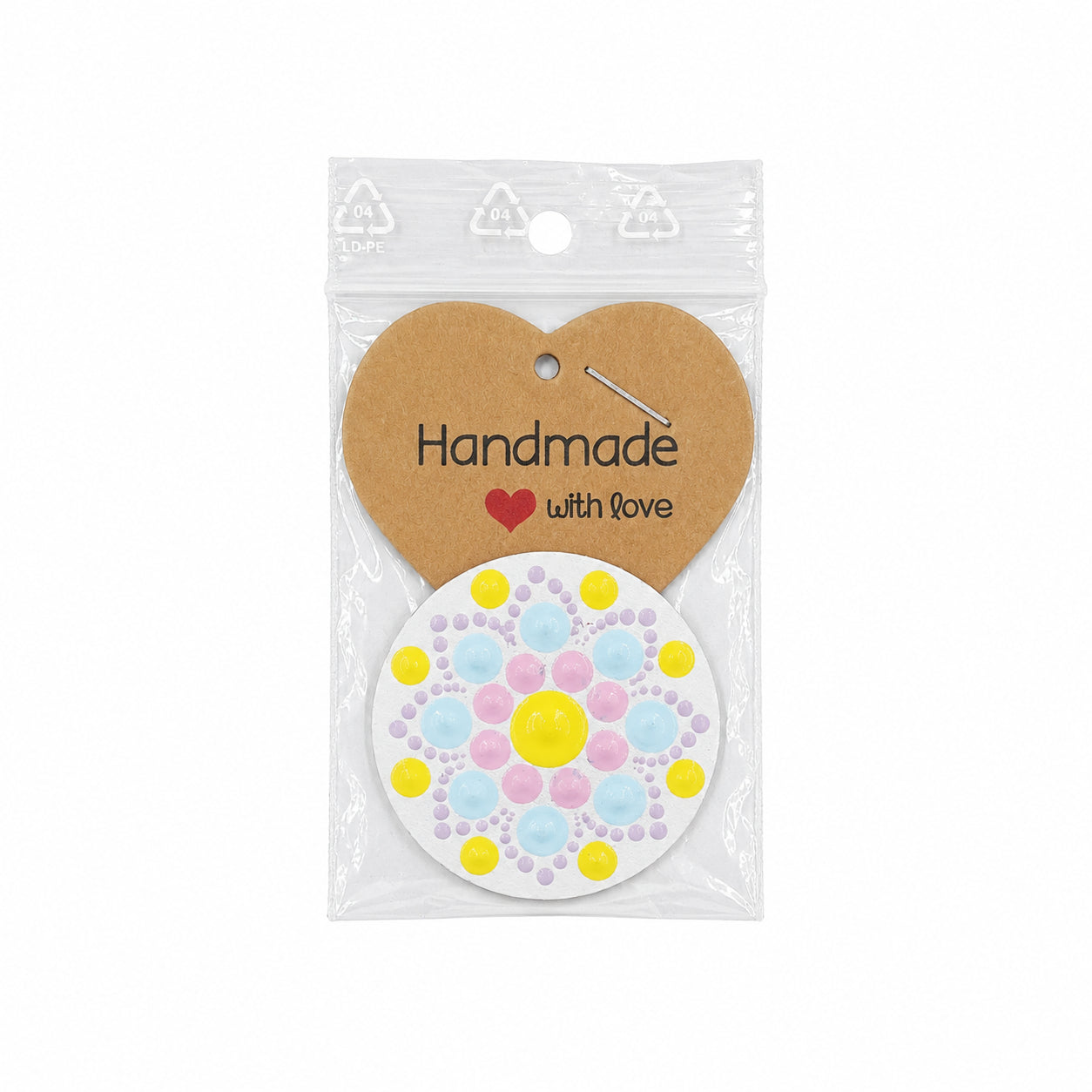 Magnet decorativ handmade din lemn