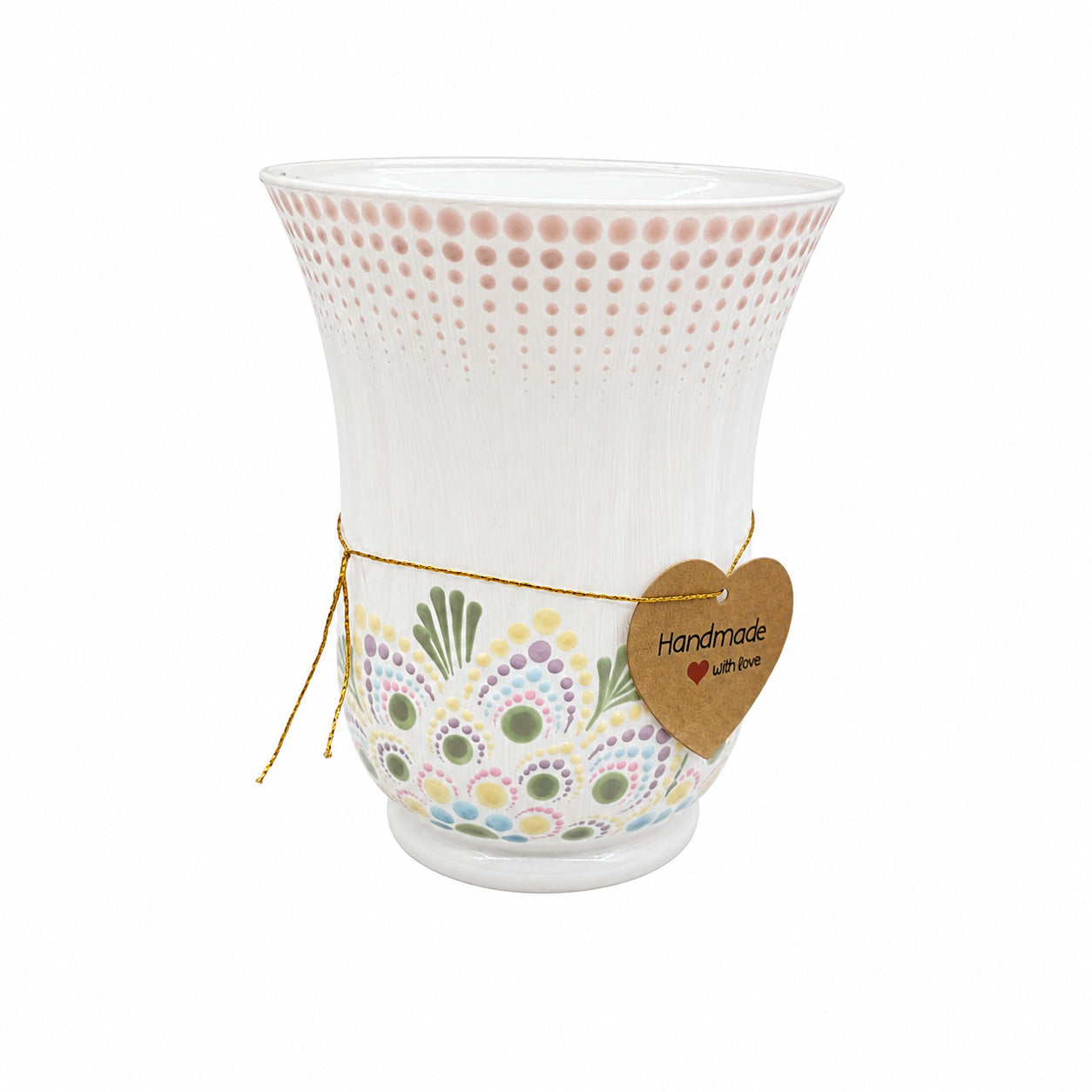 Vază decorativă handmade, 14/10.5