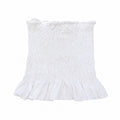 Top damă alb, tip bandeau, S