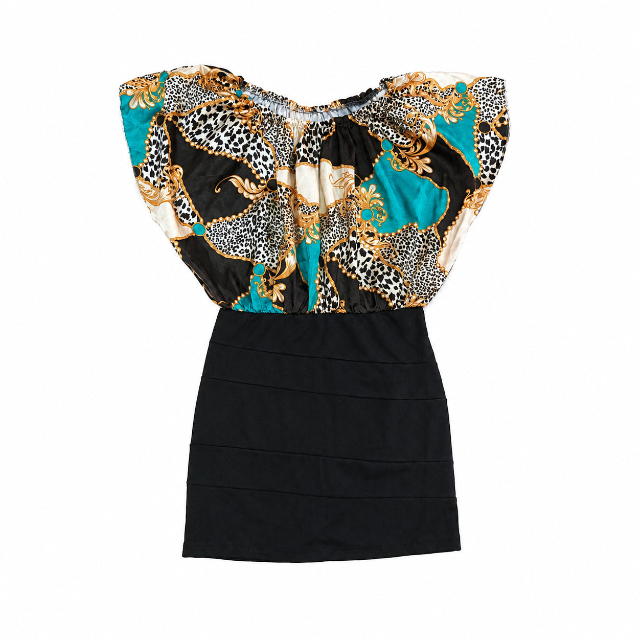 Rochie damă cu imprimeu ornamental, S