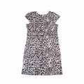 Rochie cu imprimeu abstract, L