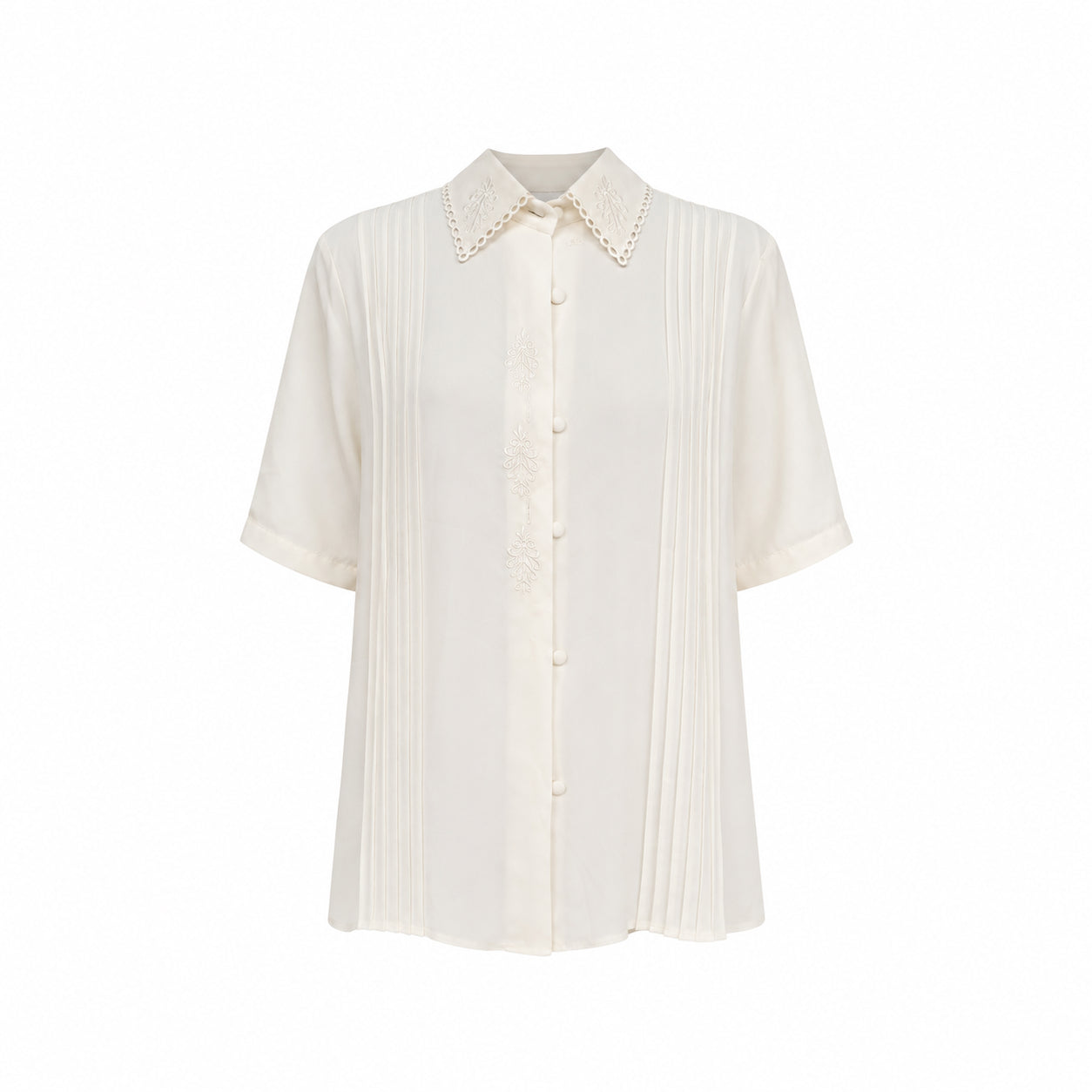 Bluză retro albă, M/L