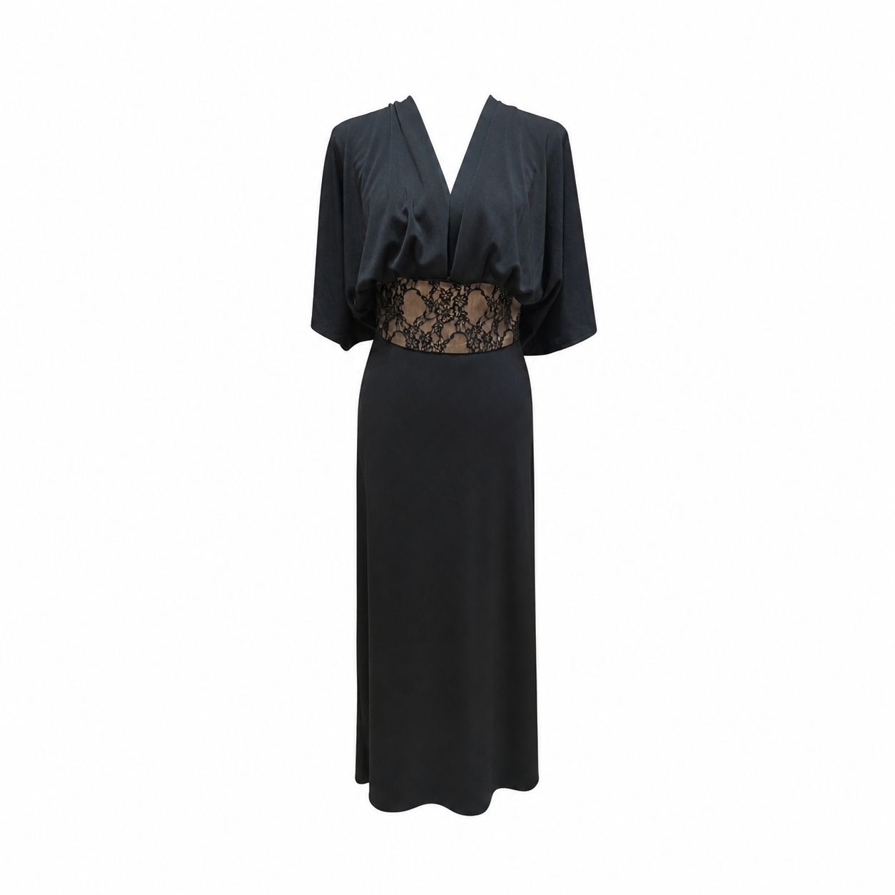 Rochie neagră lungă, 34