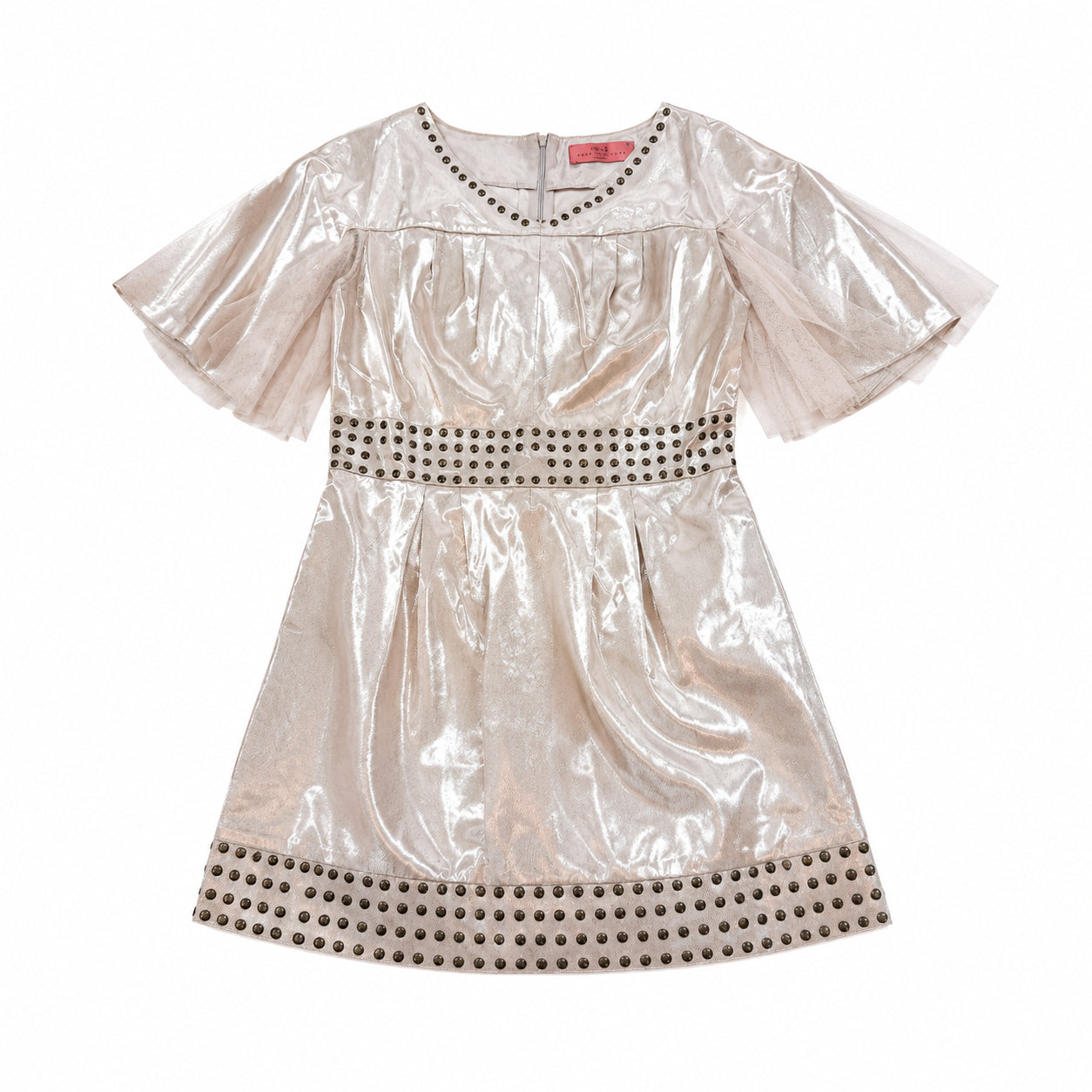 Rochie elegantă champagne VS, M