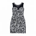 Rochie damă alb-negru, S