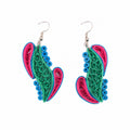 Cercei handmade quilling