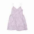 Rochie roz pudrat din dantelă florală, S
