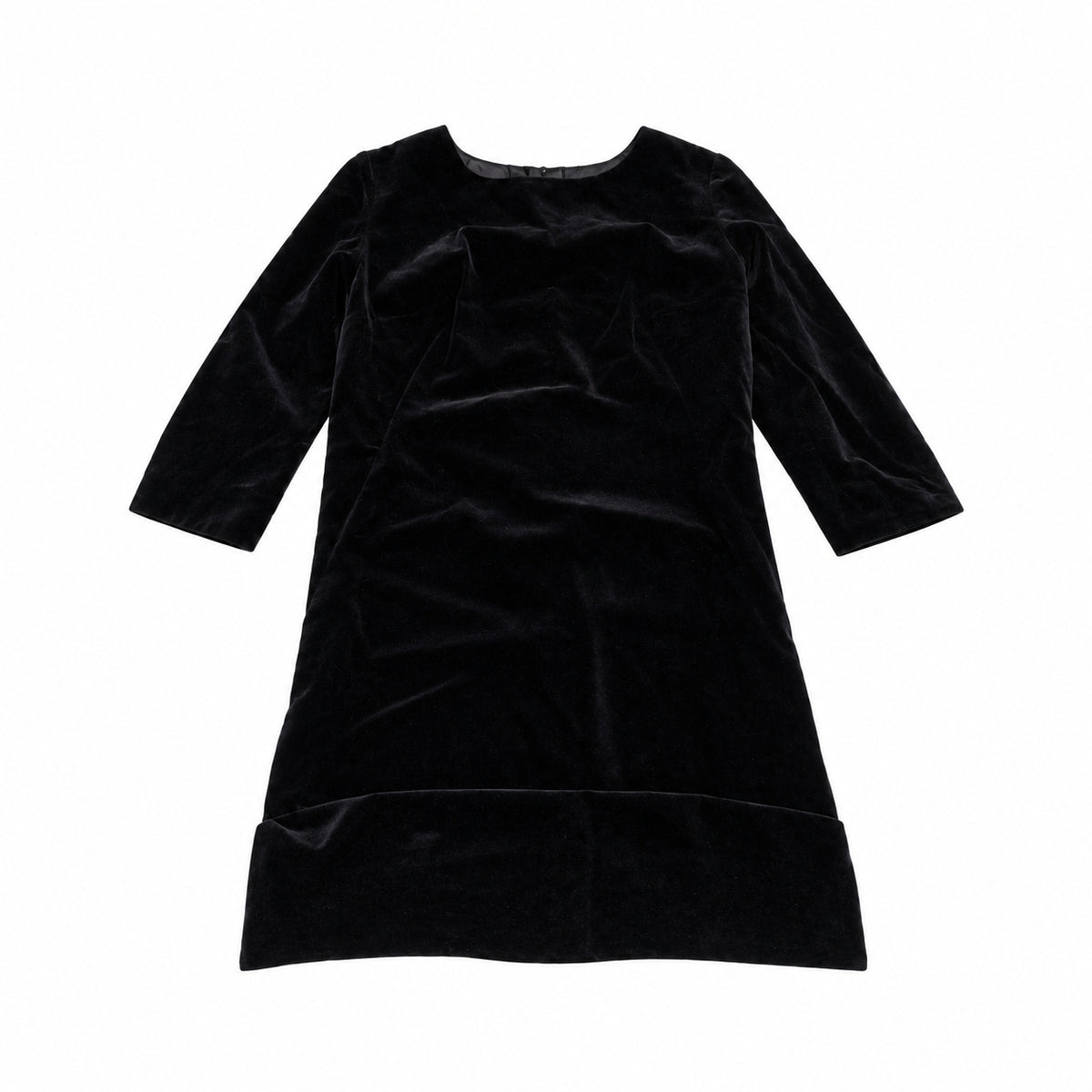 Rochie neagră din catifea