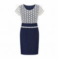 Rochie elegantă bleumarin