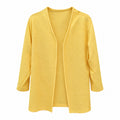 Cardigan damă galben