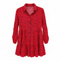 Rochie roșie Stradivarius