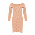 Rochie mulată roz-piersică Sinsay