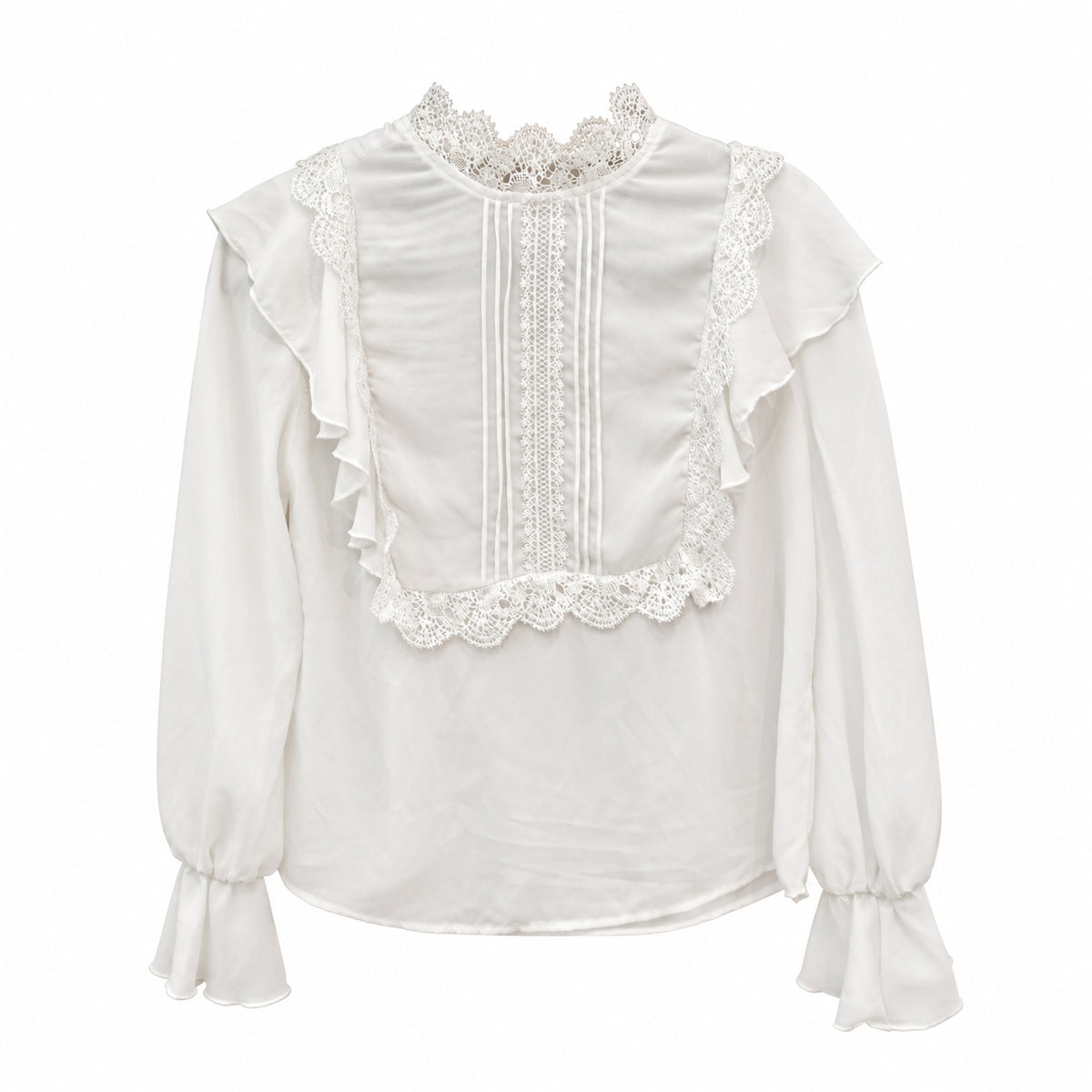 Bluză elegantă albă de damă Shein