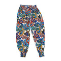 Pantaloni cu imprimeu paisley
