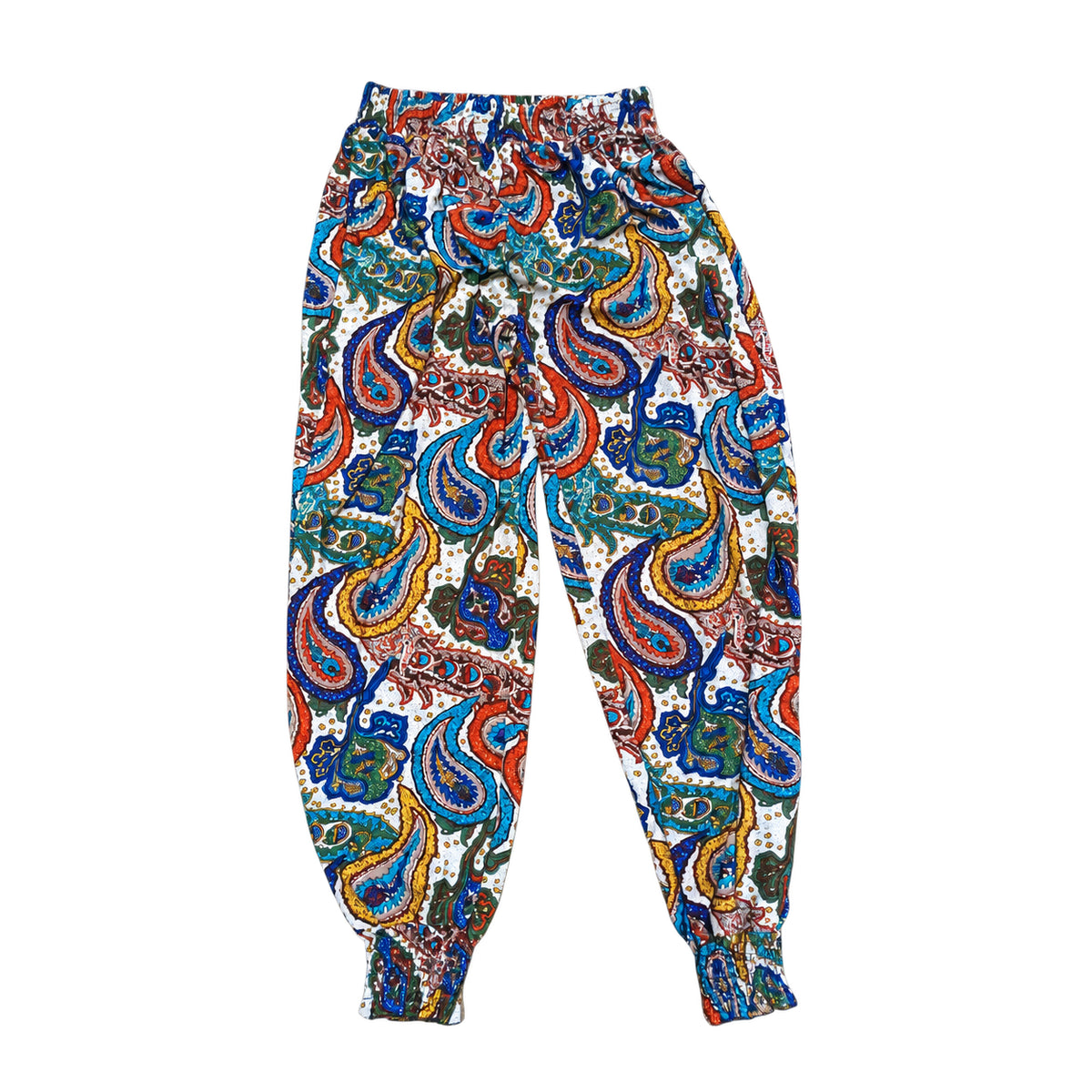 Pantaloni cu imprimeu paisley