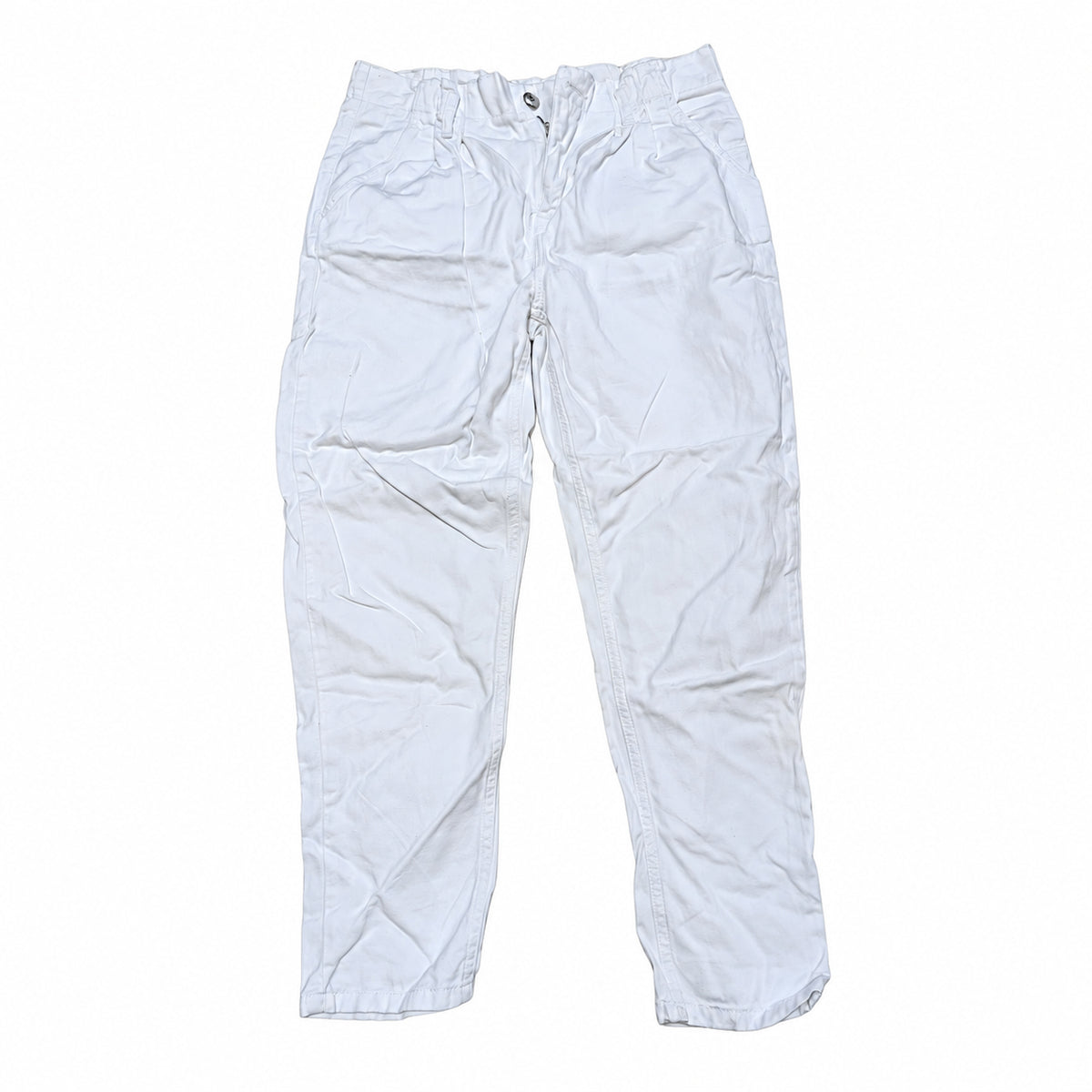 Pantaloni albi Girlfrien