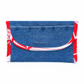 Portofel textil albastru