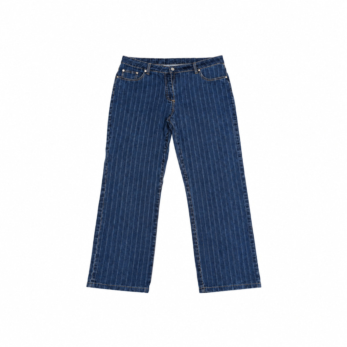 Pantaloni denim bleumarin