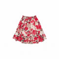 Fustă crem cu imprimeu floral