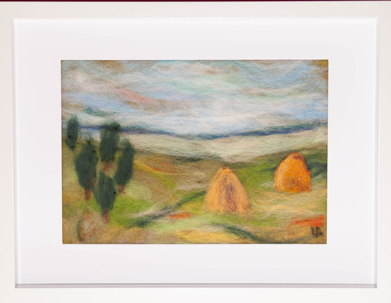 Tablou „Dealuri pastorale” - 28x34