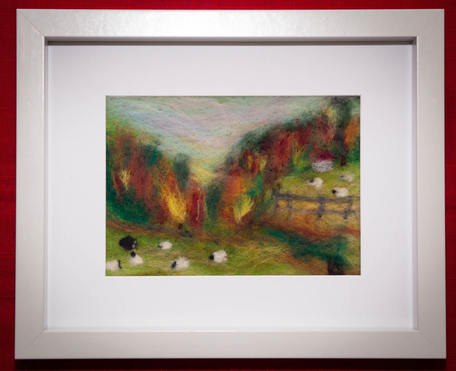 Tablou „Peisaj rural de toamnă” - 28x34