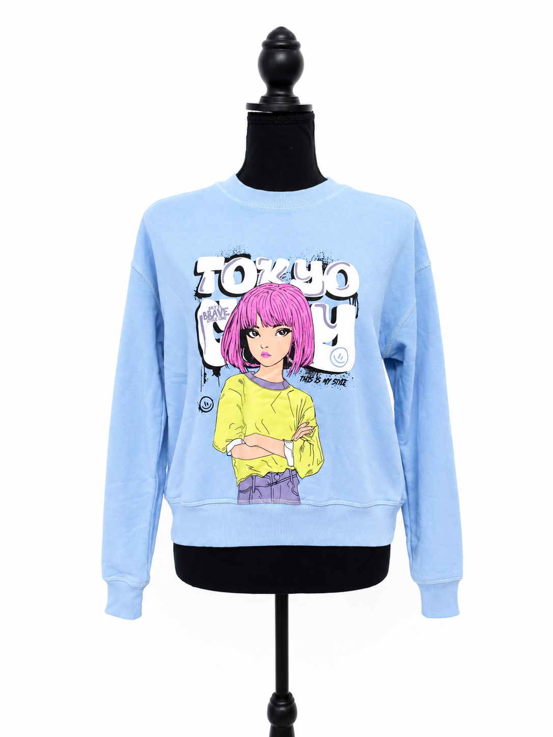 Bluză sweatshirt LC Waikiki albastră copii, mărime 145