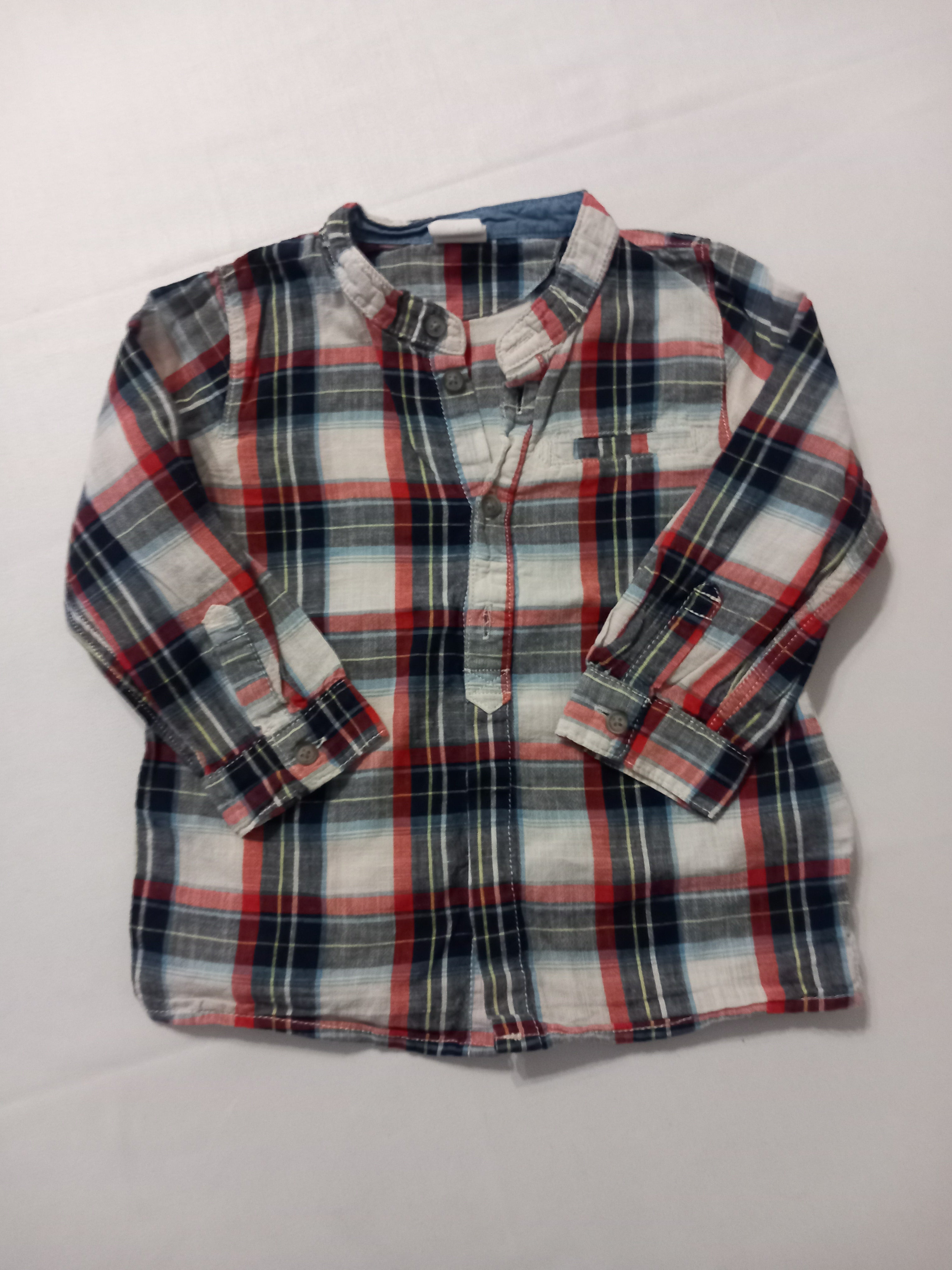 Cămașă H&M pentru copii în carouri, mărime 86