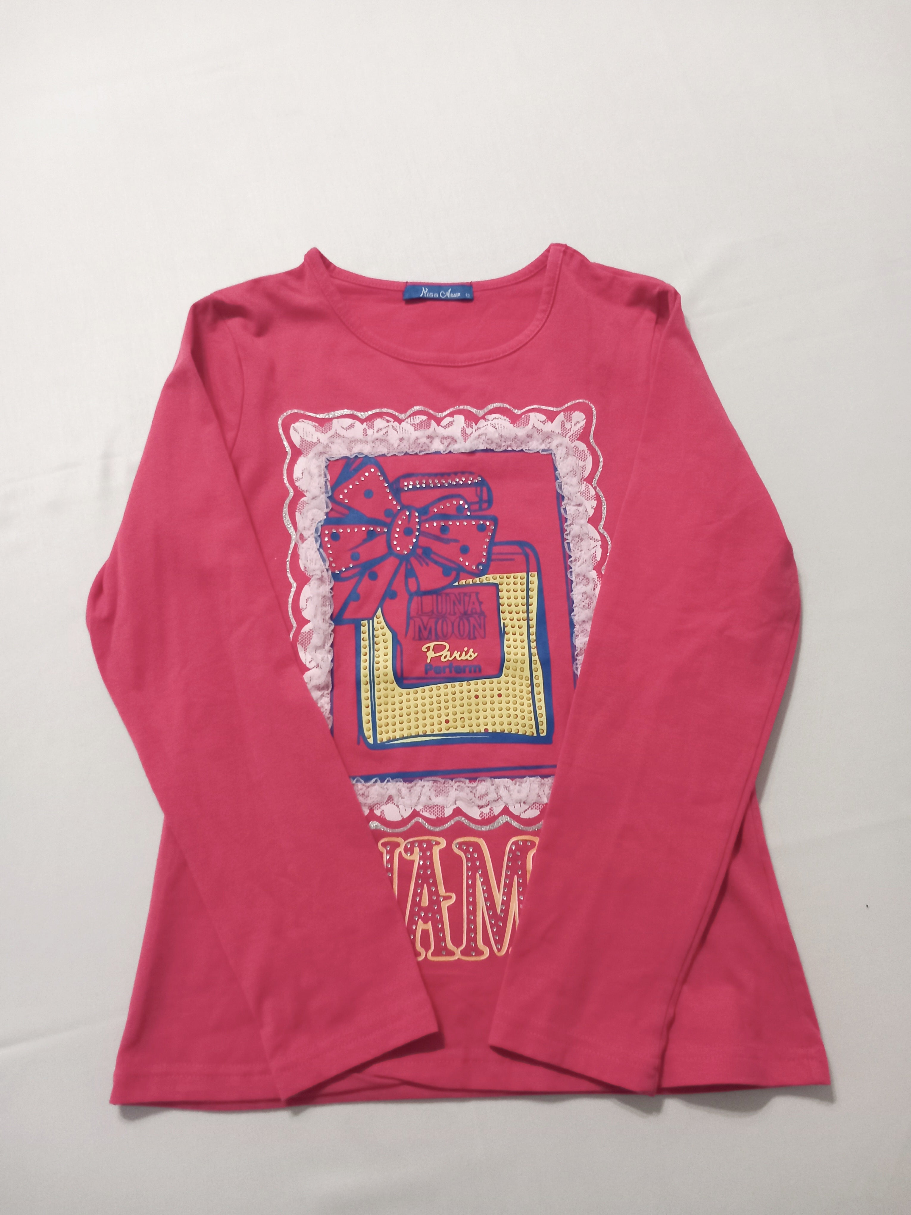 Bluză pentru copii roz, mărime 12