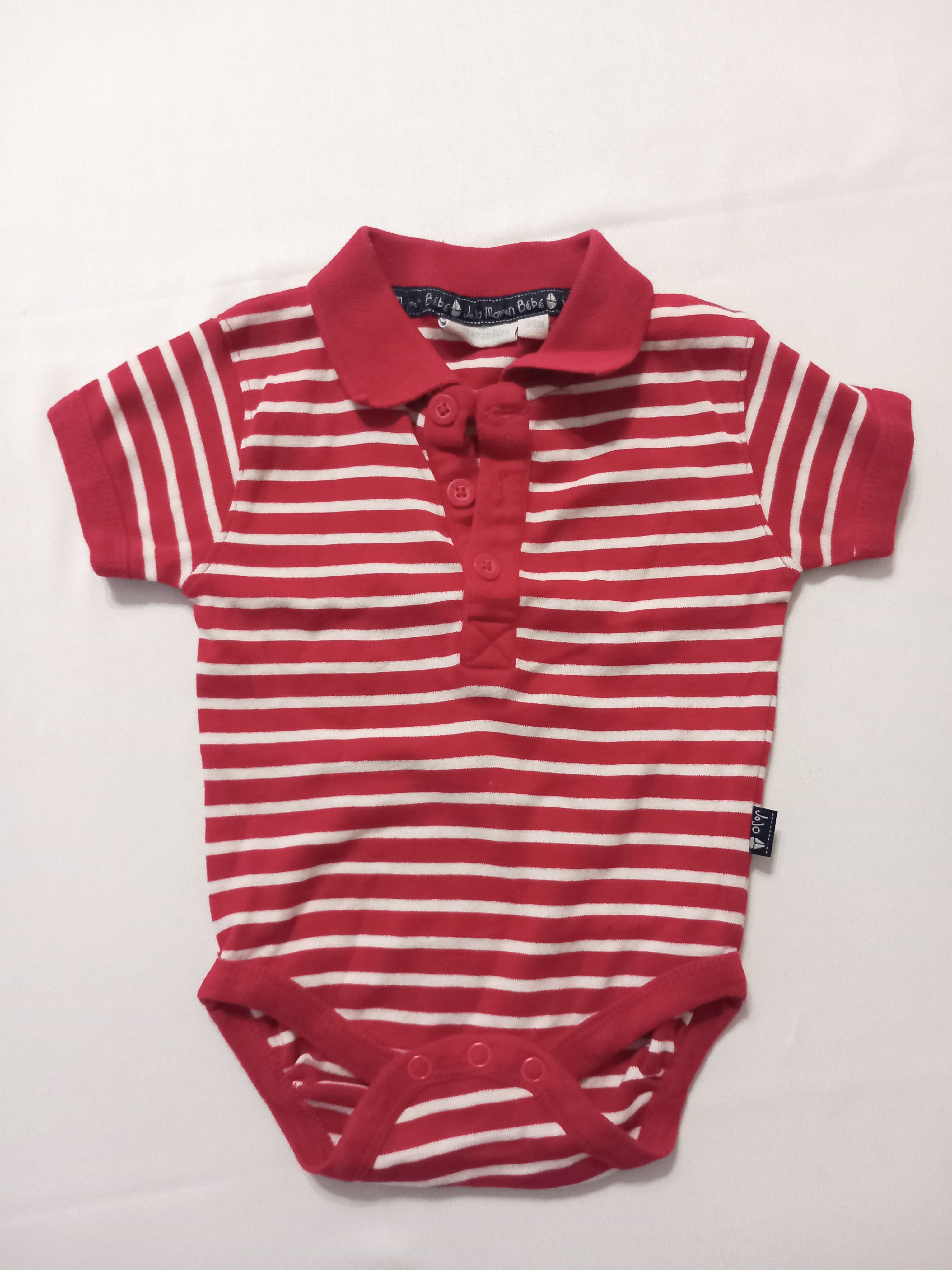 Body polo pentru bebeluși de 3/6 luni