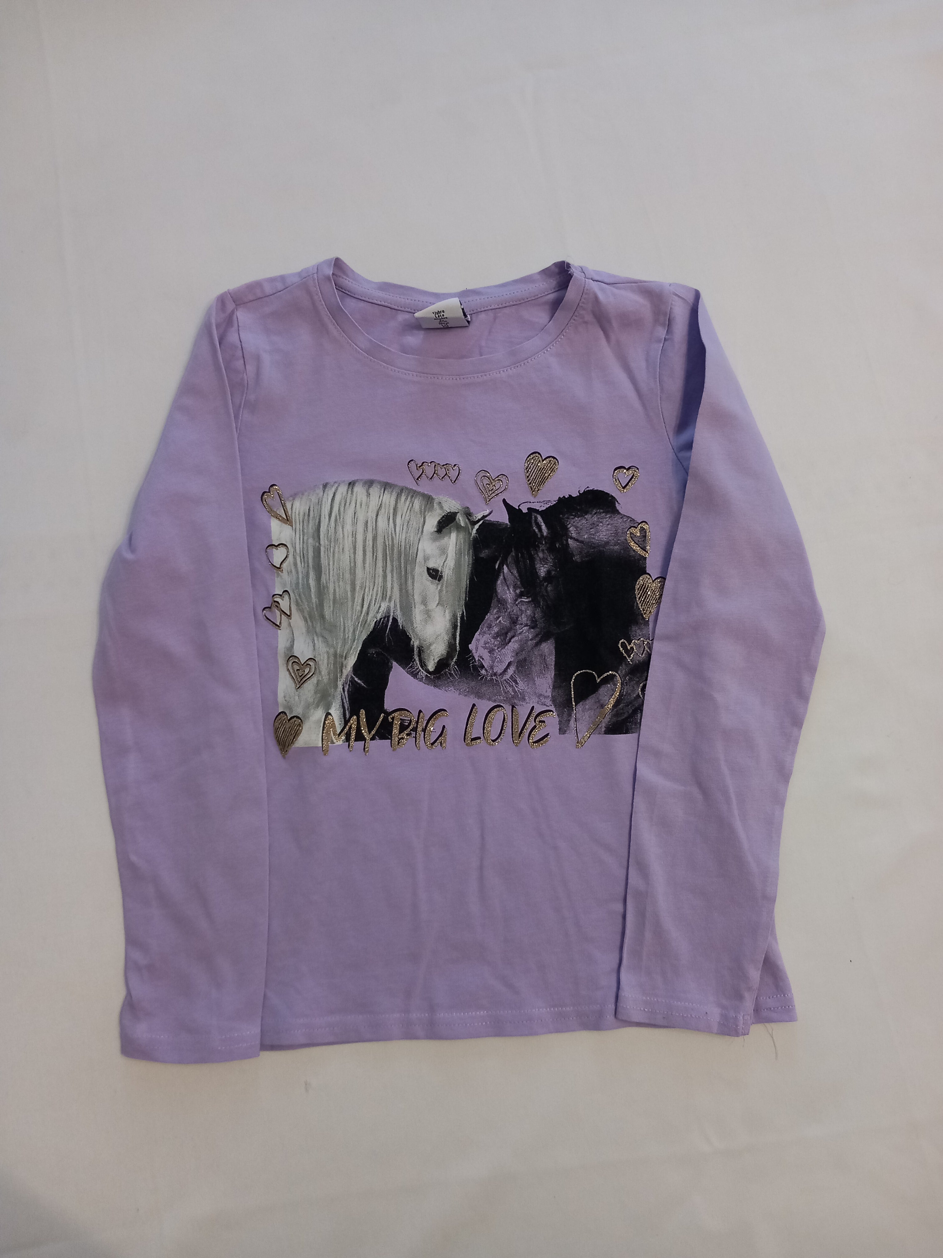 Bluză copii mov deschis, mărime 134/140