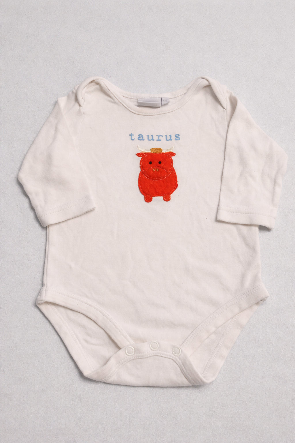 Body bebeluș alb, mărime 0