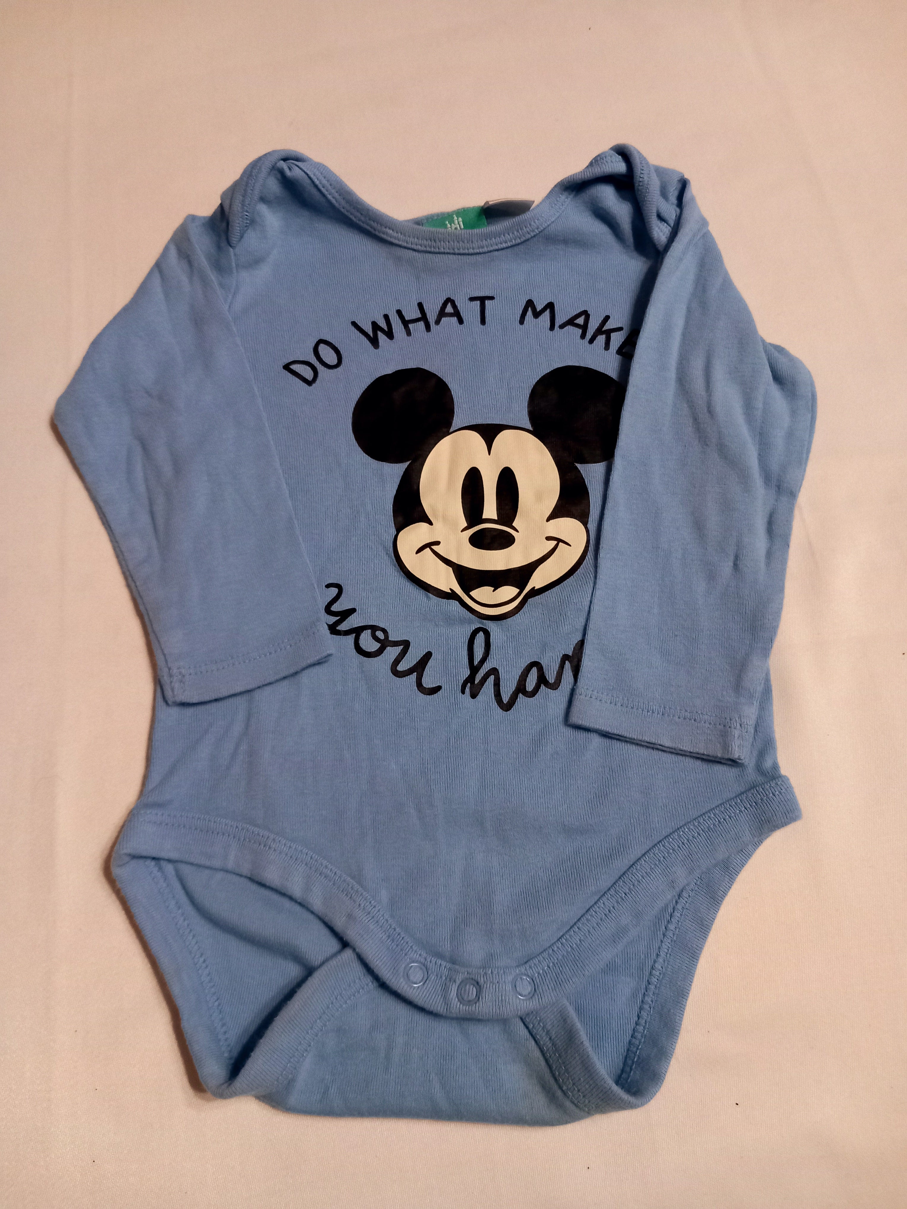 Body Disney pentru bebeluși albastru deschis 74