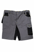 Pantaloni scurți de lucru bărbați, ESTI, gri cu inserții negre