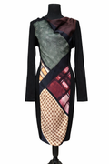 Rochie midi Black Dress, damă, M, neagră