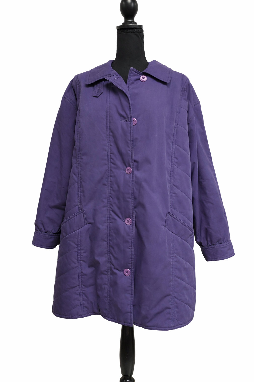 Jachetă matlasată, damă, XL, mov