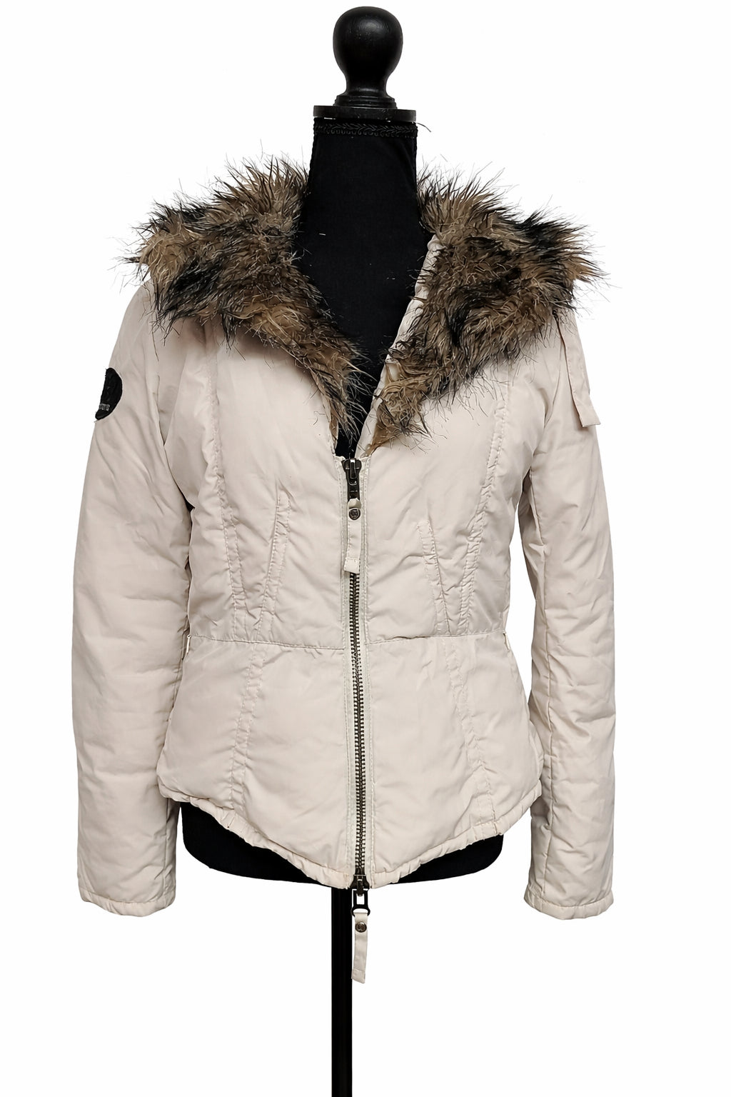 Geacă Giacomo pentru femei, crem, mărime S–M