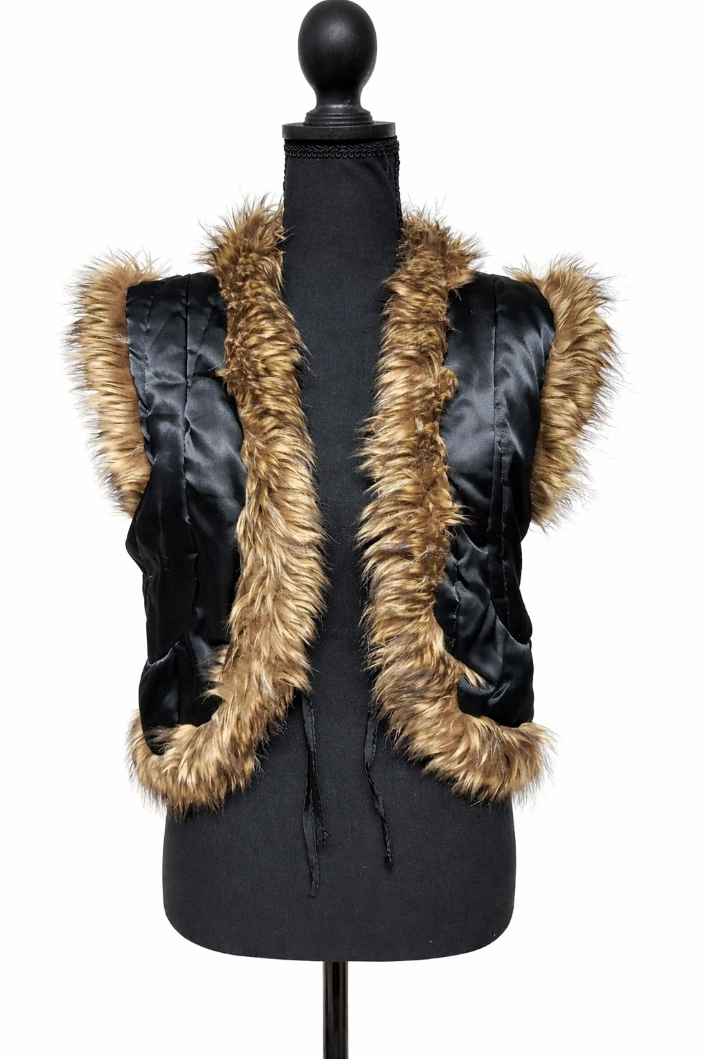 Vestă pentru femei, neagră, mărime S-M