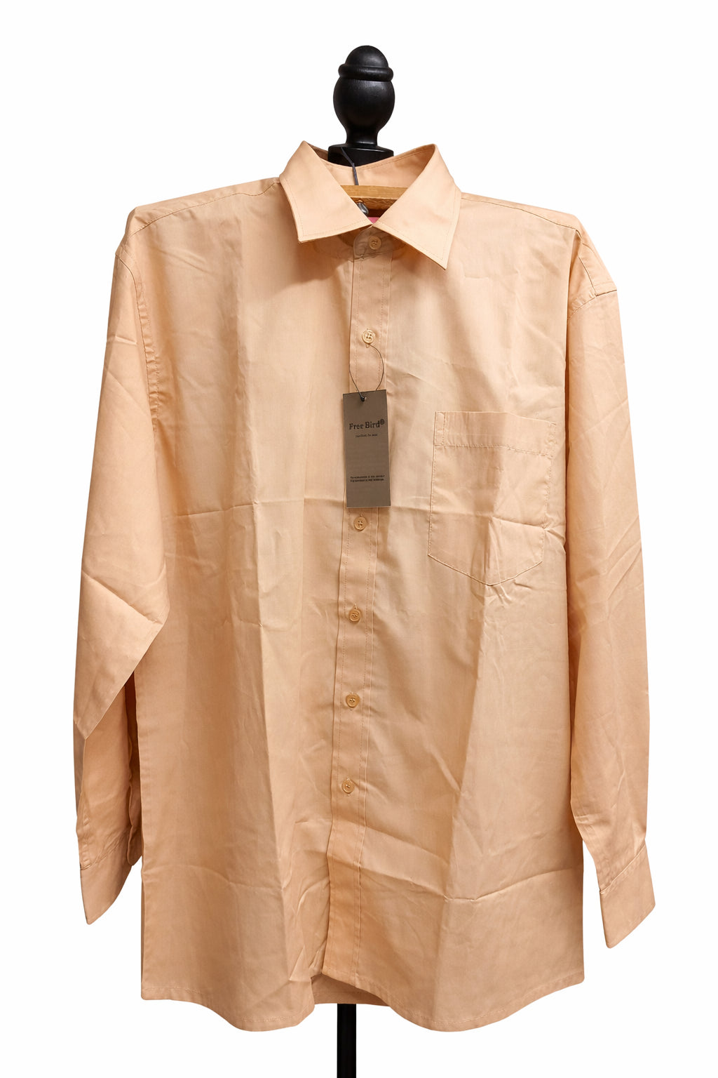 Cămașă bărbătească Free Bird, culoare piersică, mărime 42