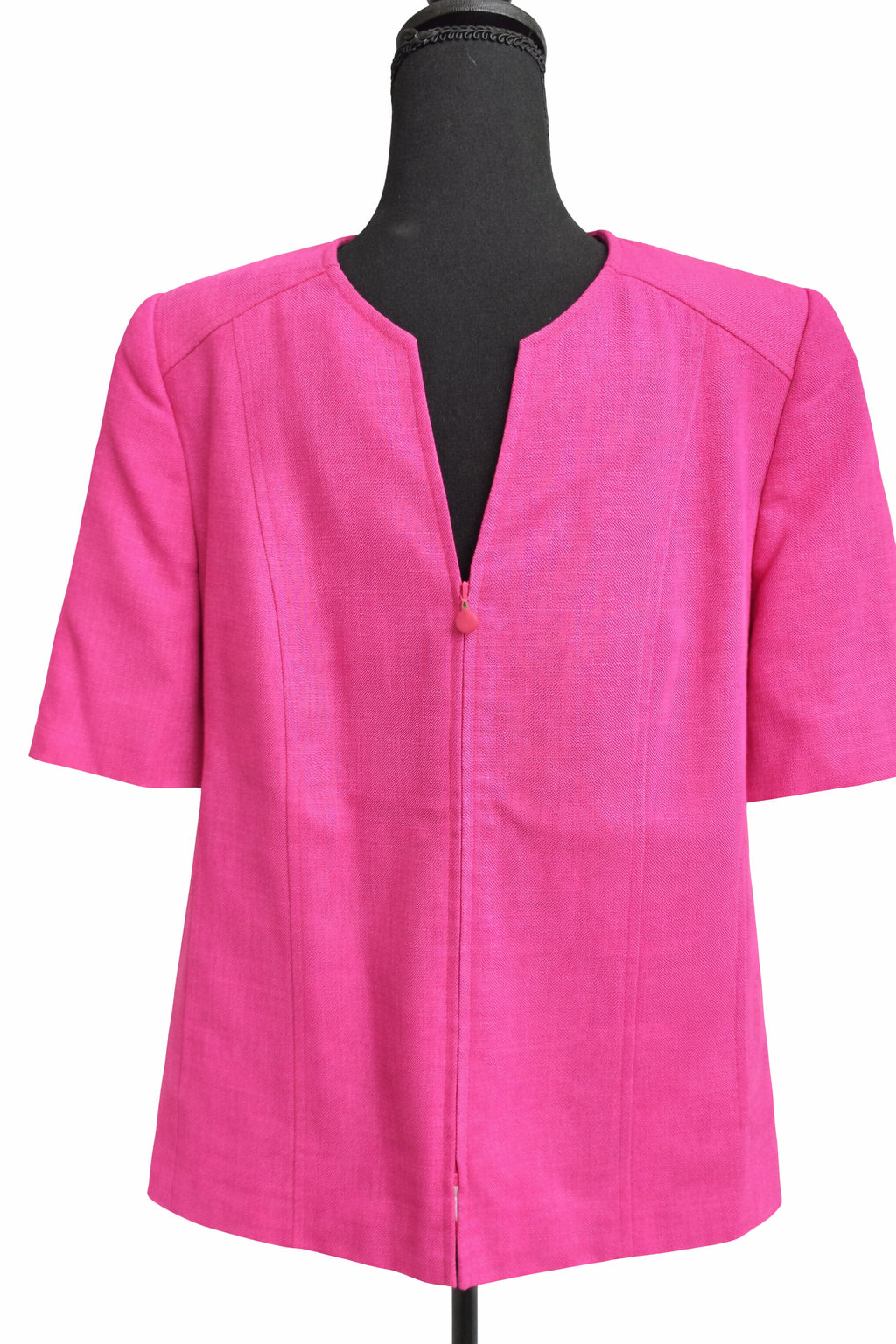 Bluză pentru femei, roz intens, mărime L