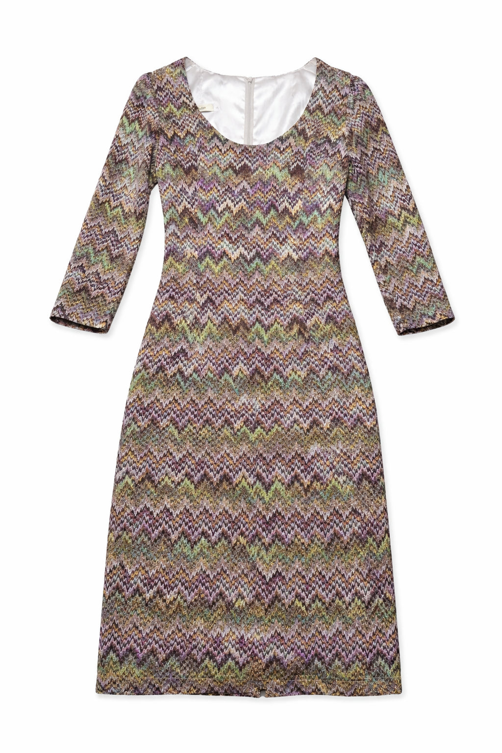 Rochie Till Fashion pentru femei, multicoloră cu model zig-zag