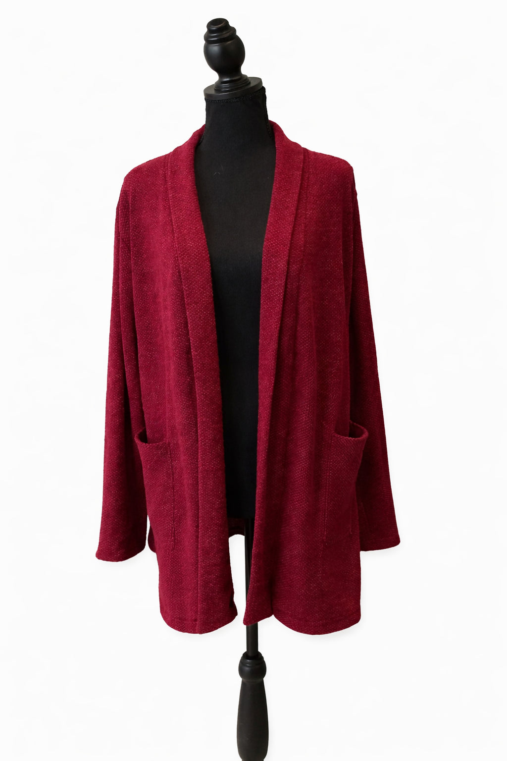 Cardigan pentru femei, roșu bordo