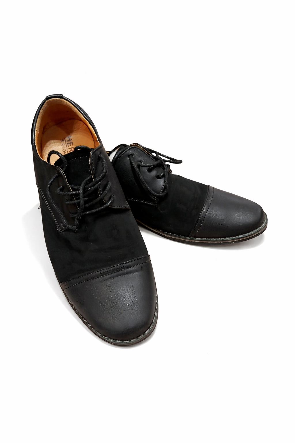 Pantofi casual-eleganți negri pentru bărbați